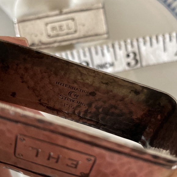 Sterling Arts & Crafts Napkin Rings - Picture 4 of 5